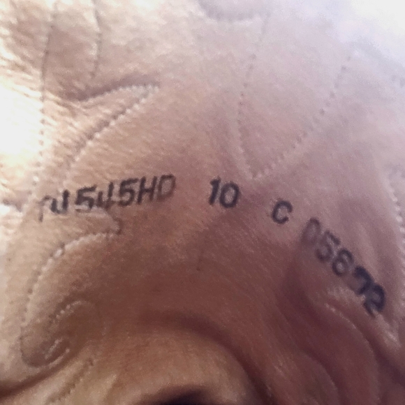 Ladies Lucchese 2000 NavyBlue Western Boots RARE - Picture 4 of 8